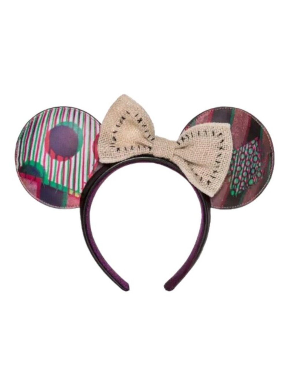 Disney Parks Nightmare Before Christmas Sally Minnie Mouse Ears Headband